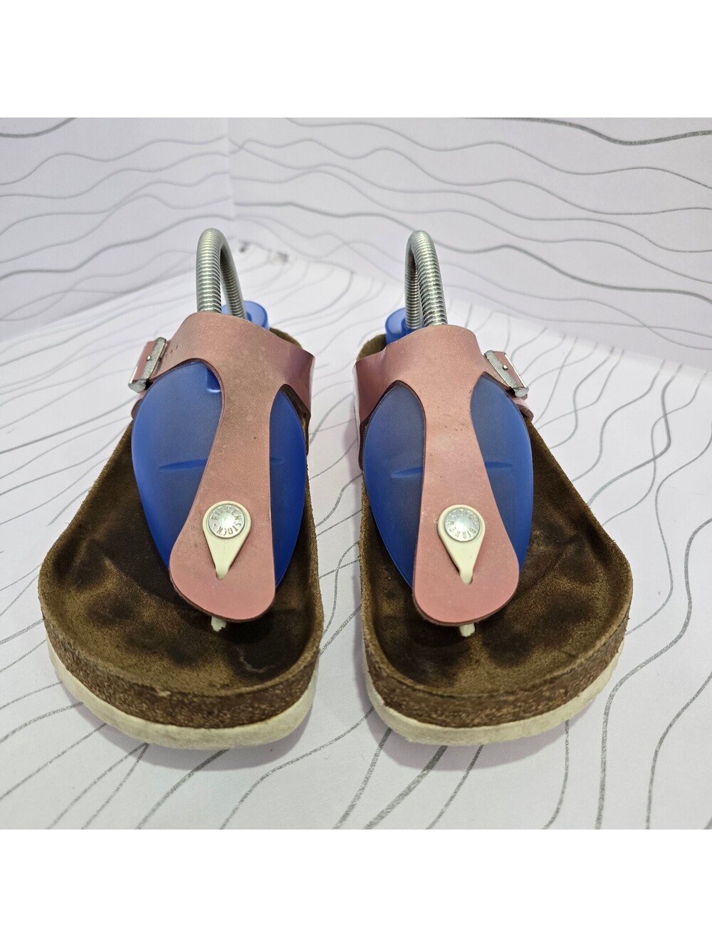 Birkenstock Gizeh Pink Thong Sandals Women’s L7 Men’s M6 EU 39 250 Made Germany